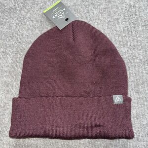 Alpine Design Unisex Adult‎ Fleece Beanie hat, Maroon, One Size